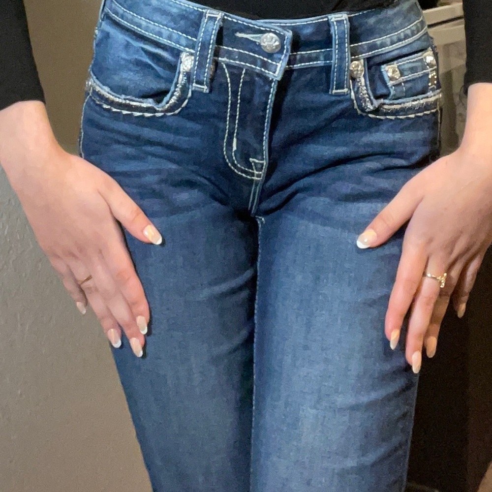 Miss me jeans dark blue size 26